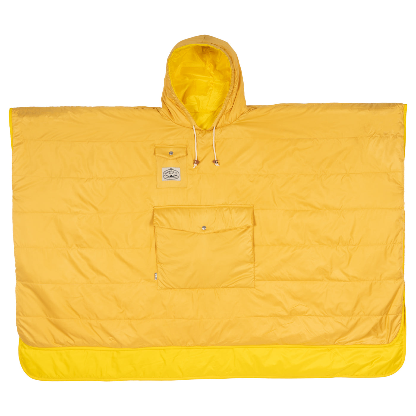 Reversible Poncho - Yellow/Tropicana Poncho   