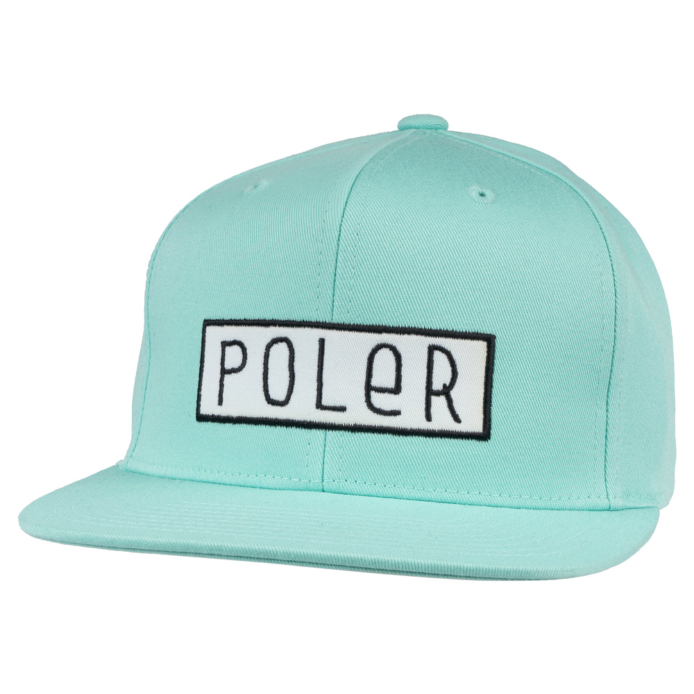 Font Patch Hat Hats AQUA O/S