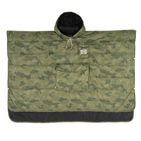 Reversible Poncho - furry camo Ponchos FURRY CAMO S/M