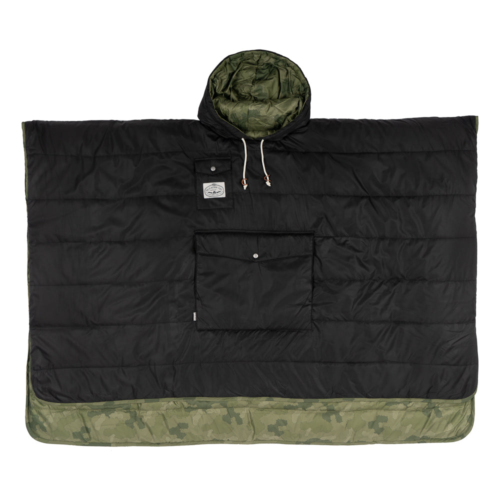 Reversible Poncho - furry camo Ponchos