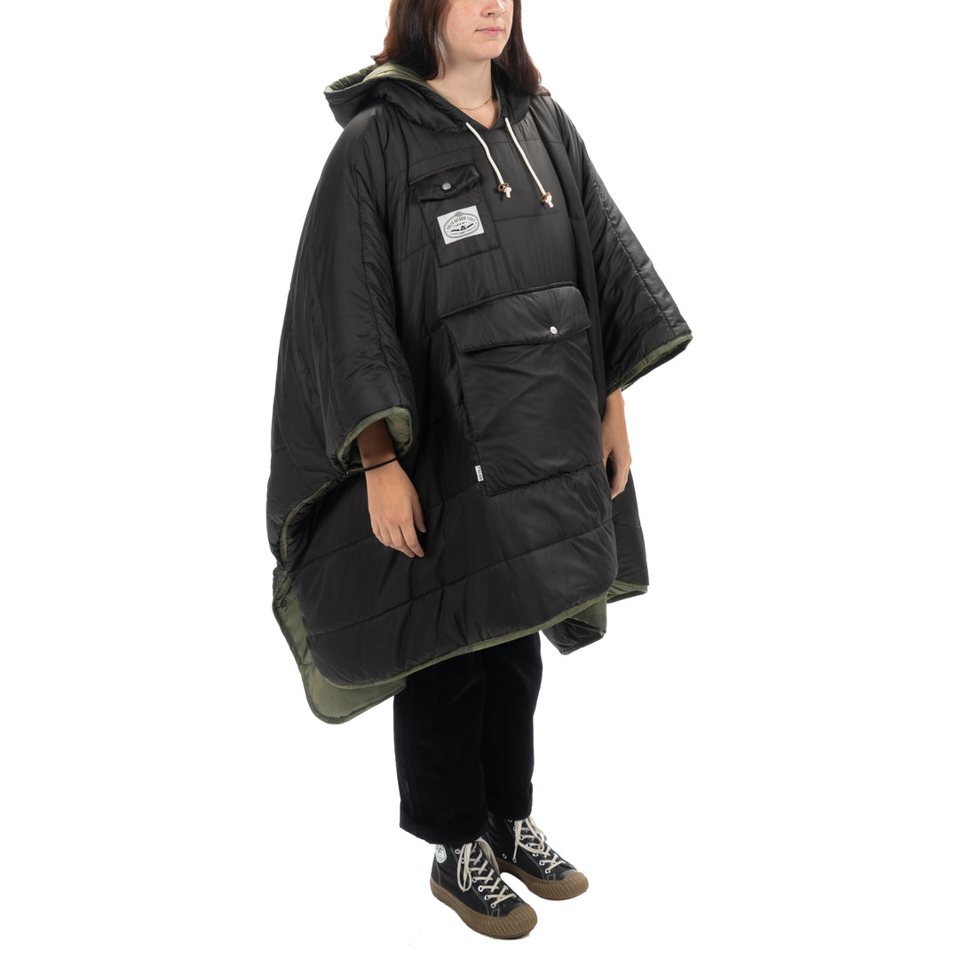 Reversible Poncho - furry camo Ponchos
