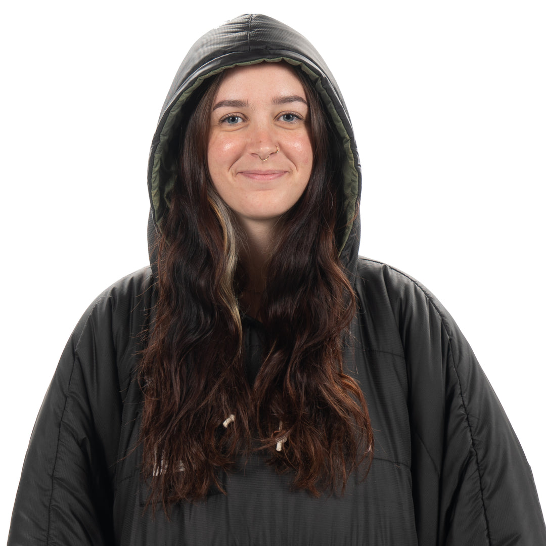Reversible Poncho - furry camo Ponchos