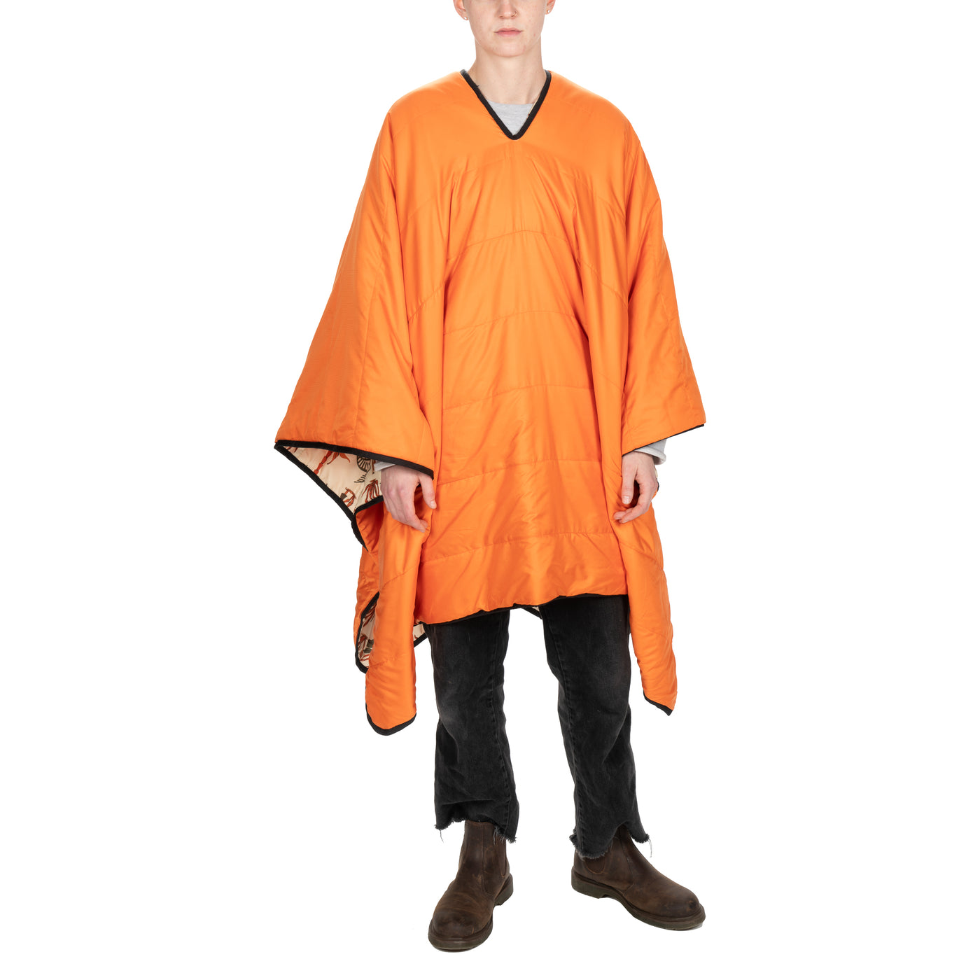 Campforter Puffy Blanket - Trader Rick Sand/Orange product   