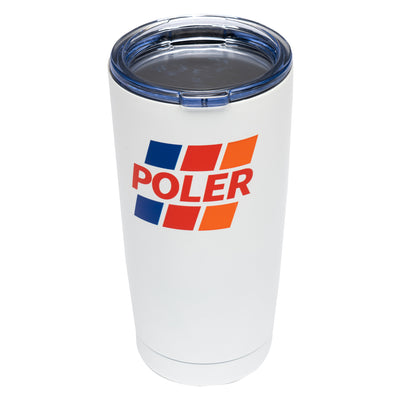 Poler 20 Oz Tumbler Drinkware TRD White O/S 