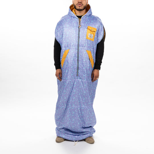 CAMP VIBES Reversible Napsack - ski splatter Napsacks