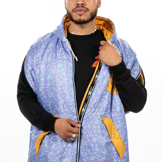 CAMP VIBES Reversible Napsack - ski splatter Napsacks
