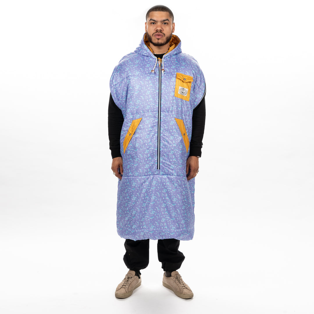 CAMP VIBES Reversible Napsack - ski splatter Napsacks