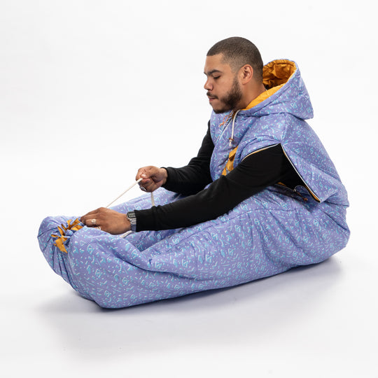 CAMP VIBES Reversible Napsack - ski splatter Napsacks