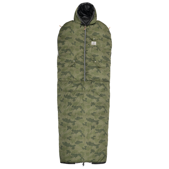 Zonker Furry Camo Poler Wearable Sleeping Bag