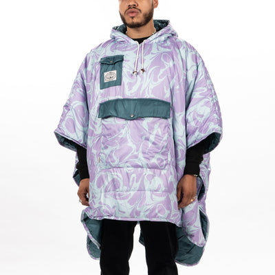 Poncho - Acid Wash Poncho   