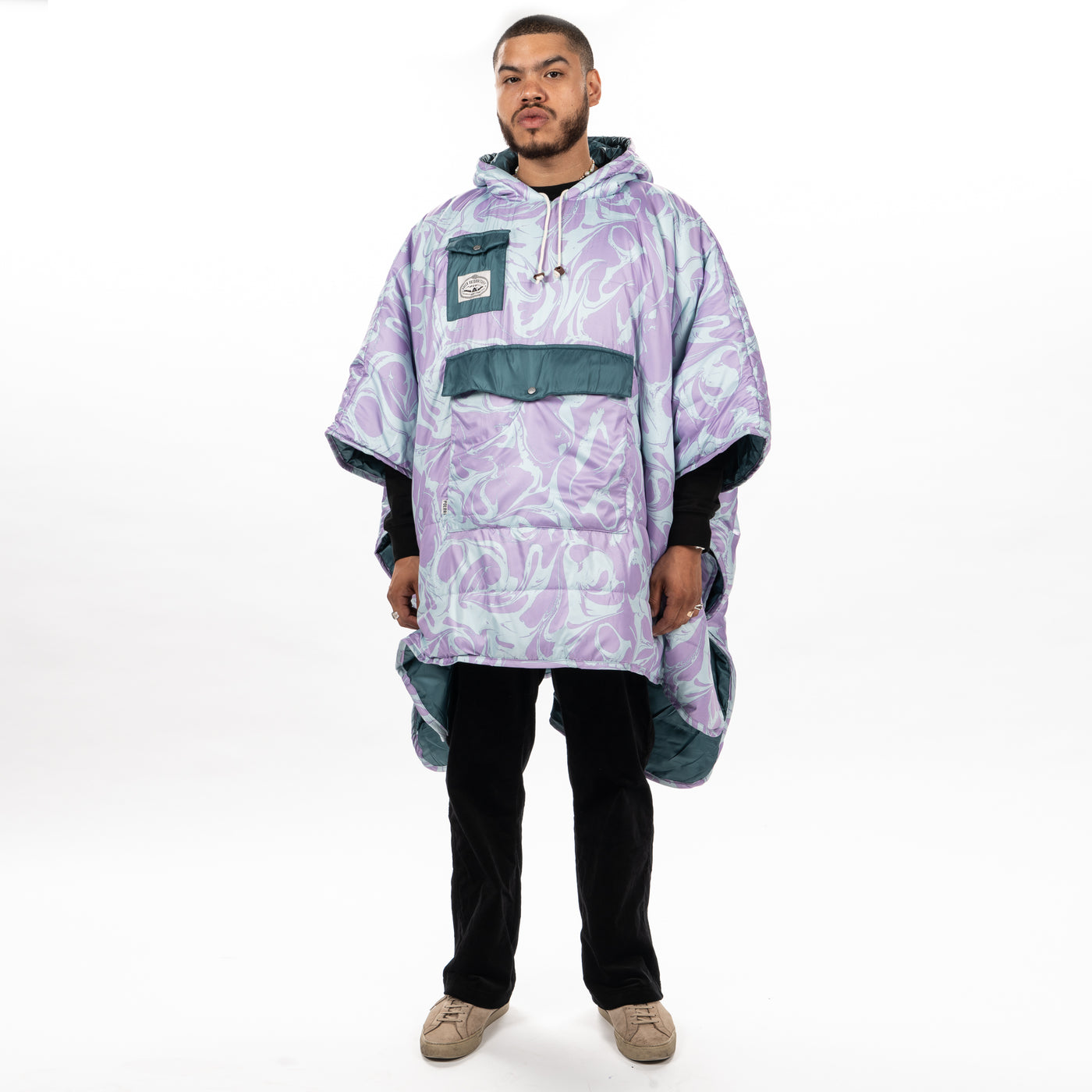 Poncho - Acid Wash Poncho   