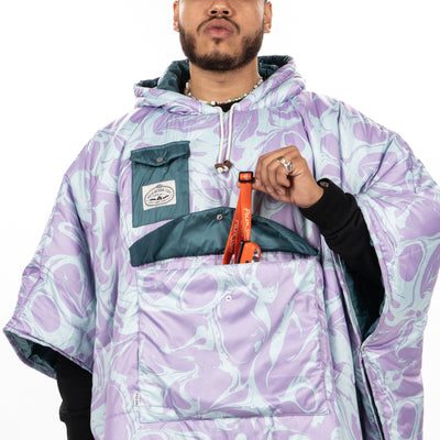 Poncho - Acid Wash Poncho   