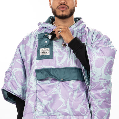 Poncho - Acid Wash Poncho   