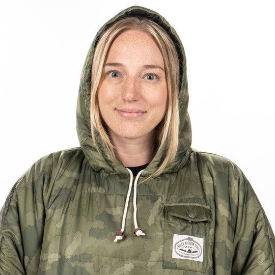 Reversible Poncho - furry camo Ponchos