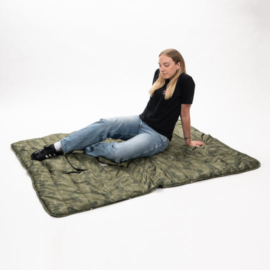 Reversible Poncho - furry camo Ponchos