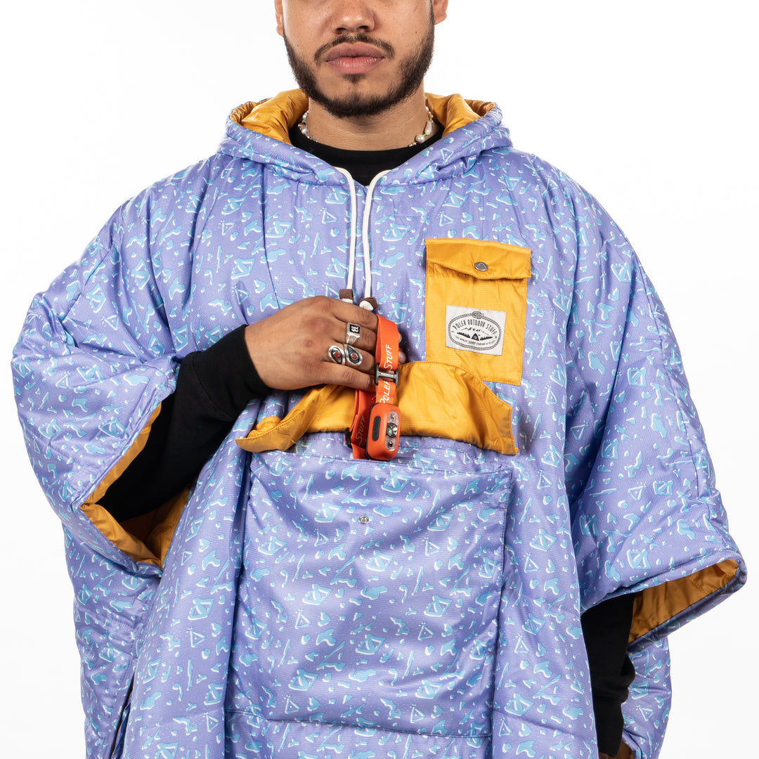 Reversible Poncho - Ski Splatter Ponchos
