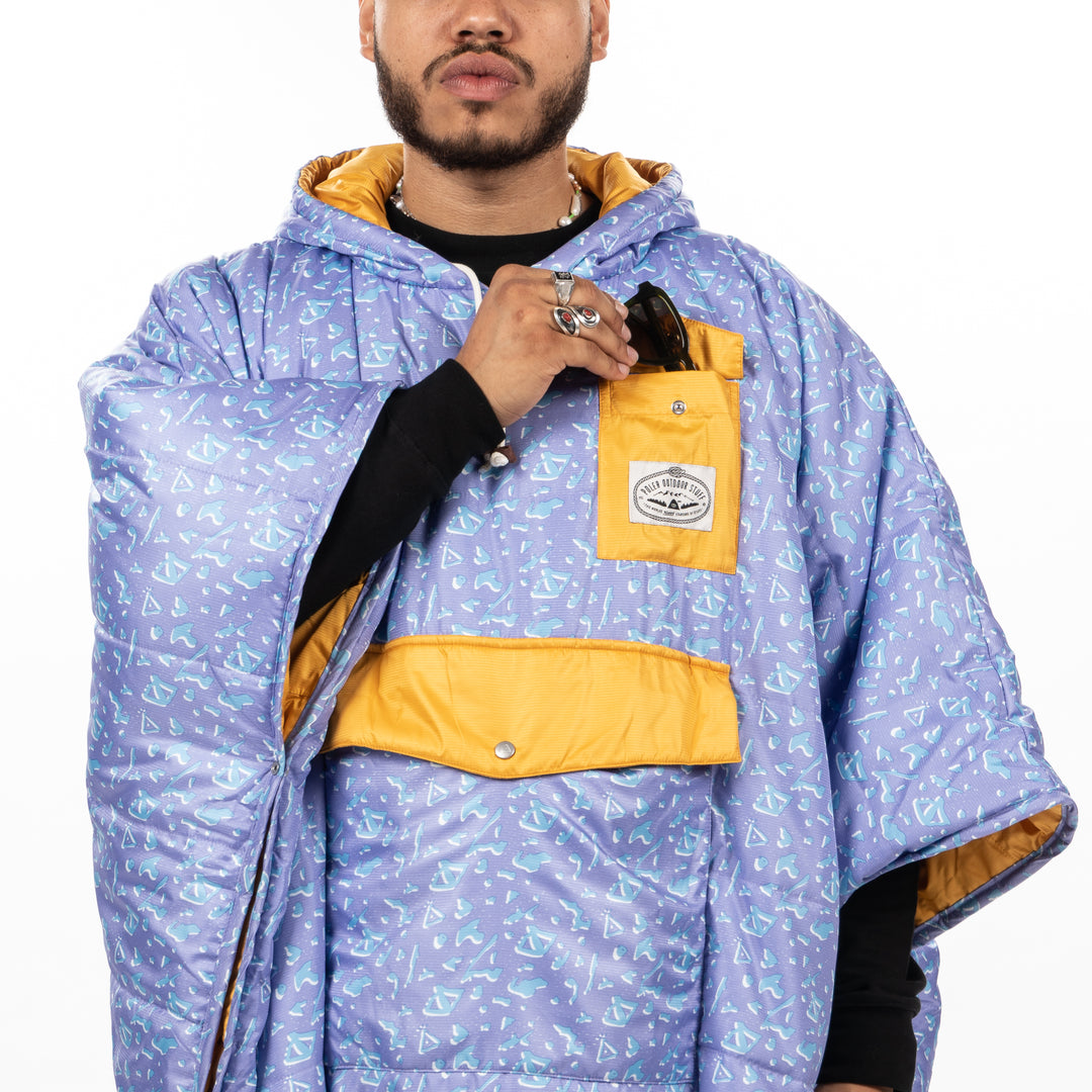 Reversible Poncho - Ski Splatter Ponchos