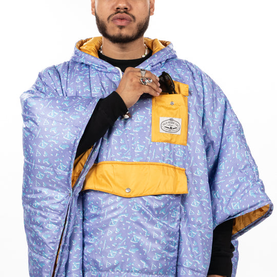 Reversible Poncho - Ski Splatter Ponchos