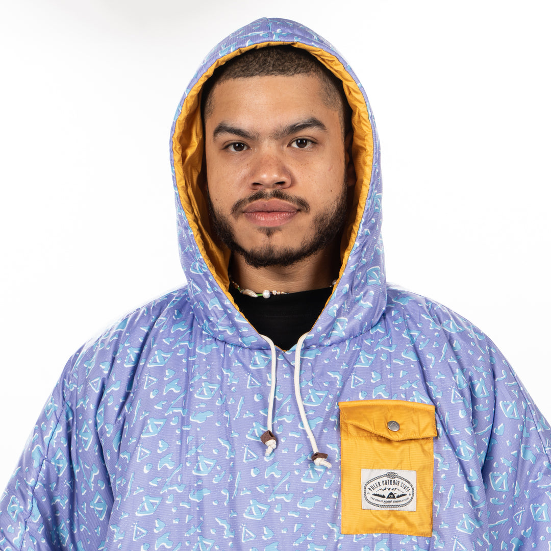 Reversible Poncho - Ski Splatter Ponchos
