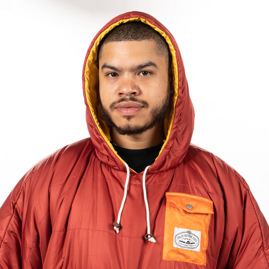 Reversible Poncho - Sunrise Orange Ponchos