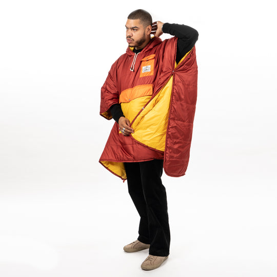 Reversible Poncho - Sunrise Orange Ponchos