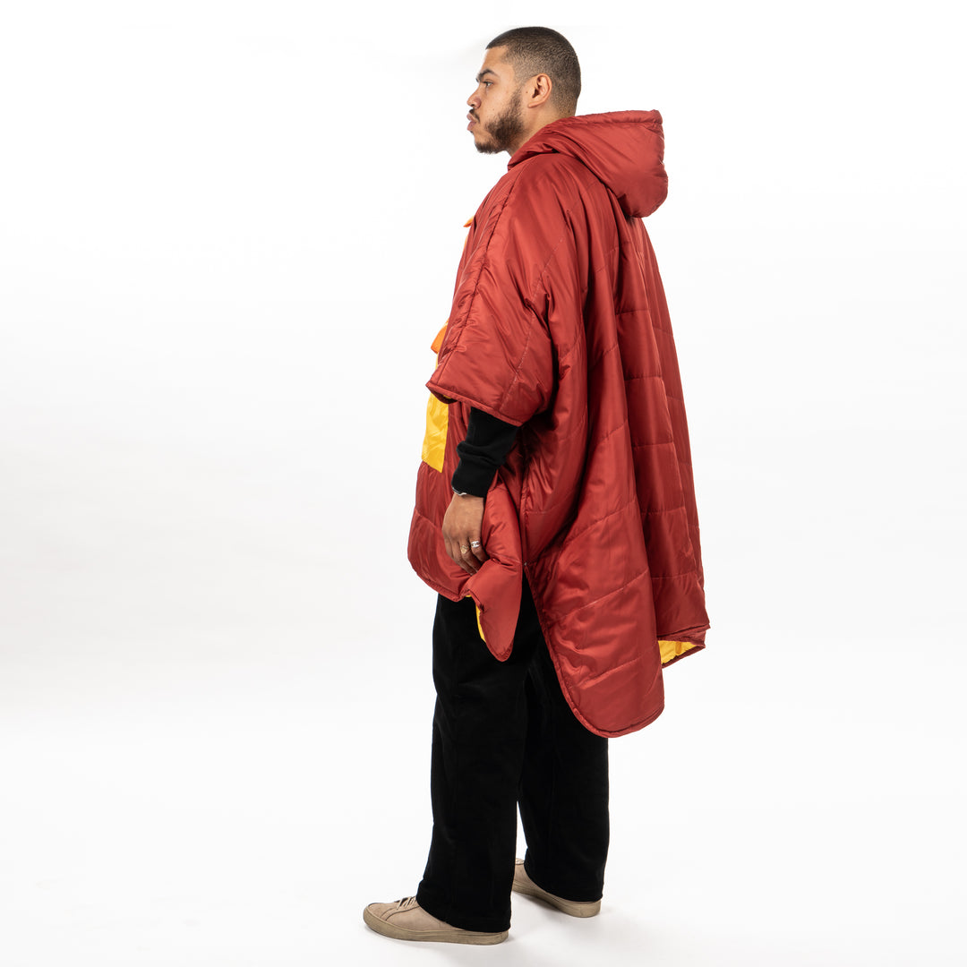 Reversible Poncho - Sunrise Orange Ponchos