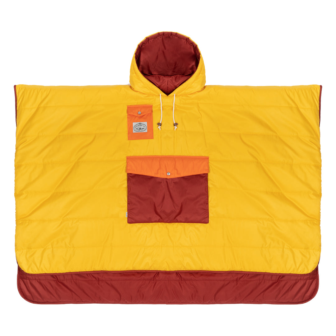 Reversible Poncho - Sunrise Orange Ponchos