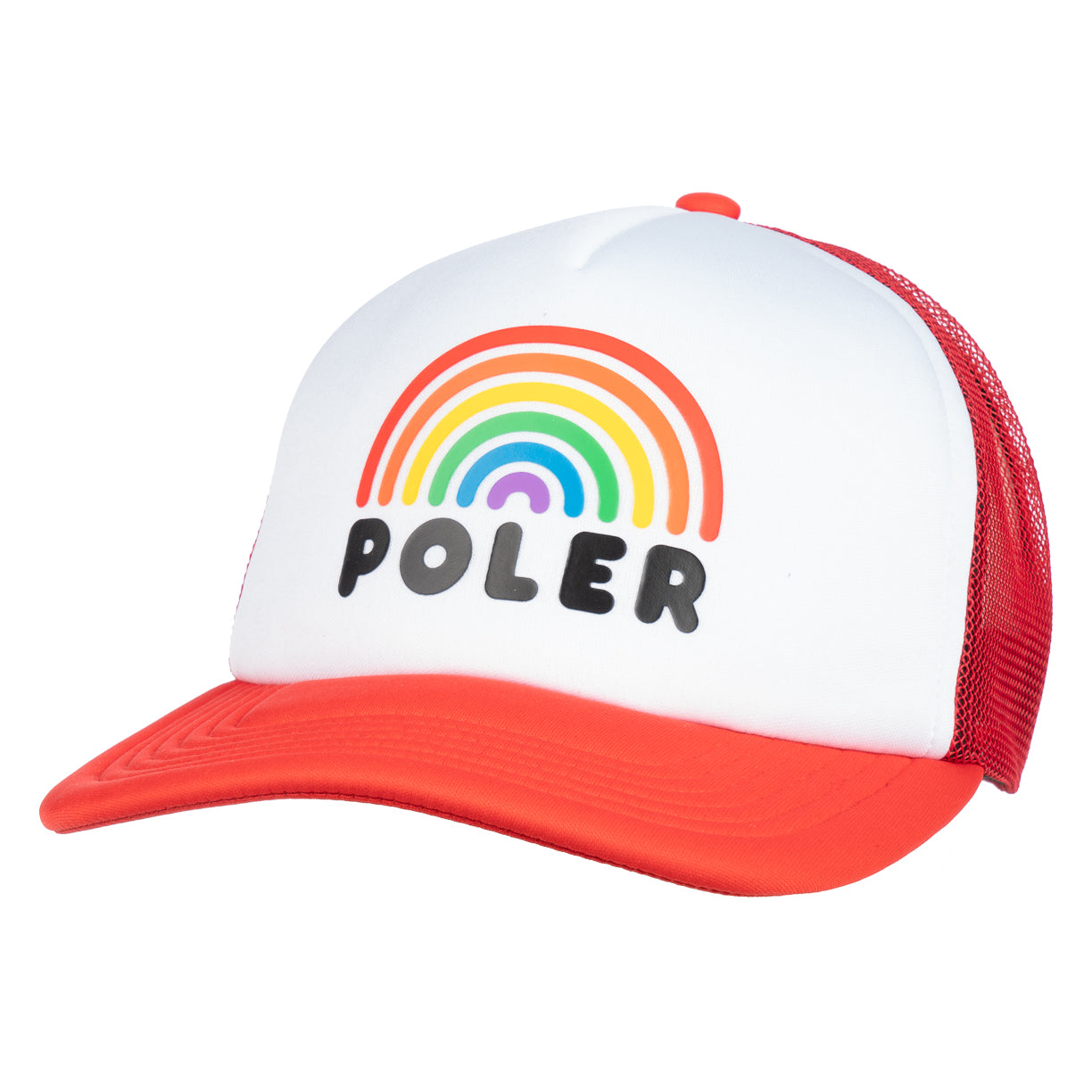 Rainbow Trucker Hat product RED O/S 