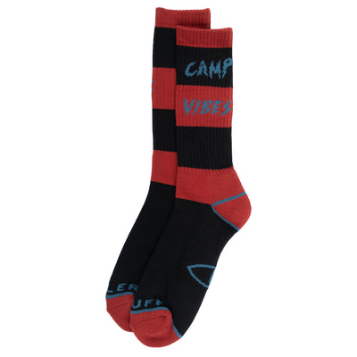 Camp Vibes Sock product MAROON O/S 