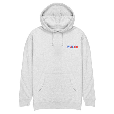 Poler Pop Hoodie Sweatshirt Gray Heather S 