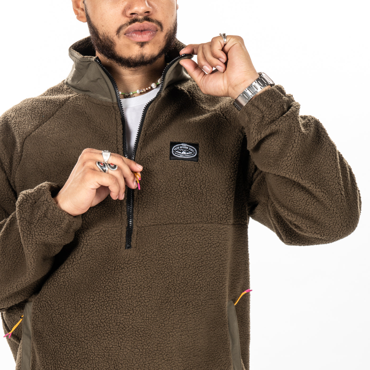 POLeR(ポーラー)『CAMP SHERPA ANORAK』FOREST L-
