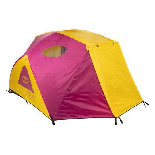 POLER 2Pイエローキャンプテント Two Person Tent - 1990 | Retro Camping Tent | Poler