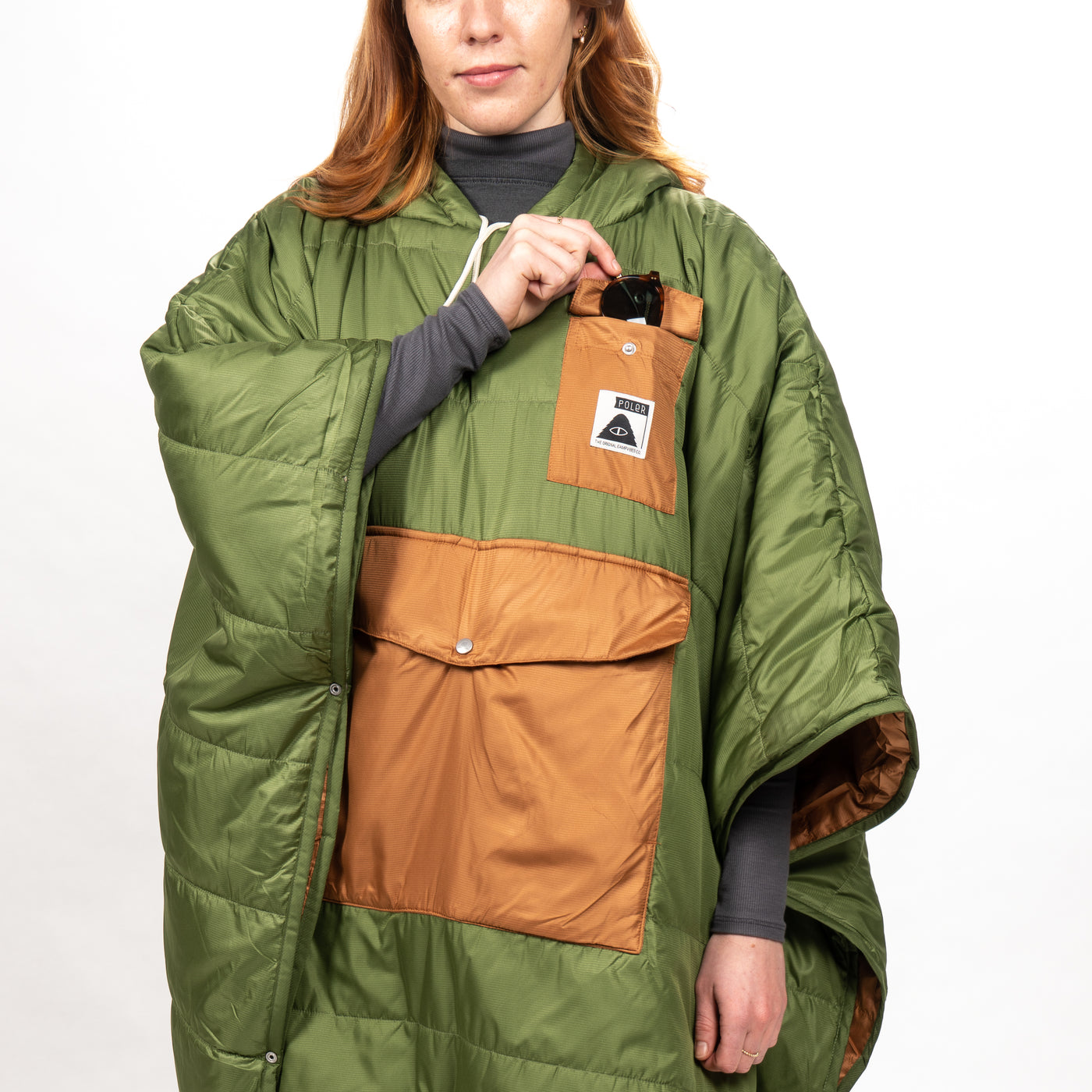 Poncho - Marshal Green Poncho   