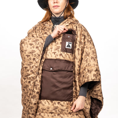 Poncho - Goomer Brown Poncho   