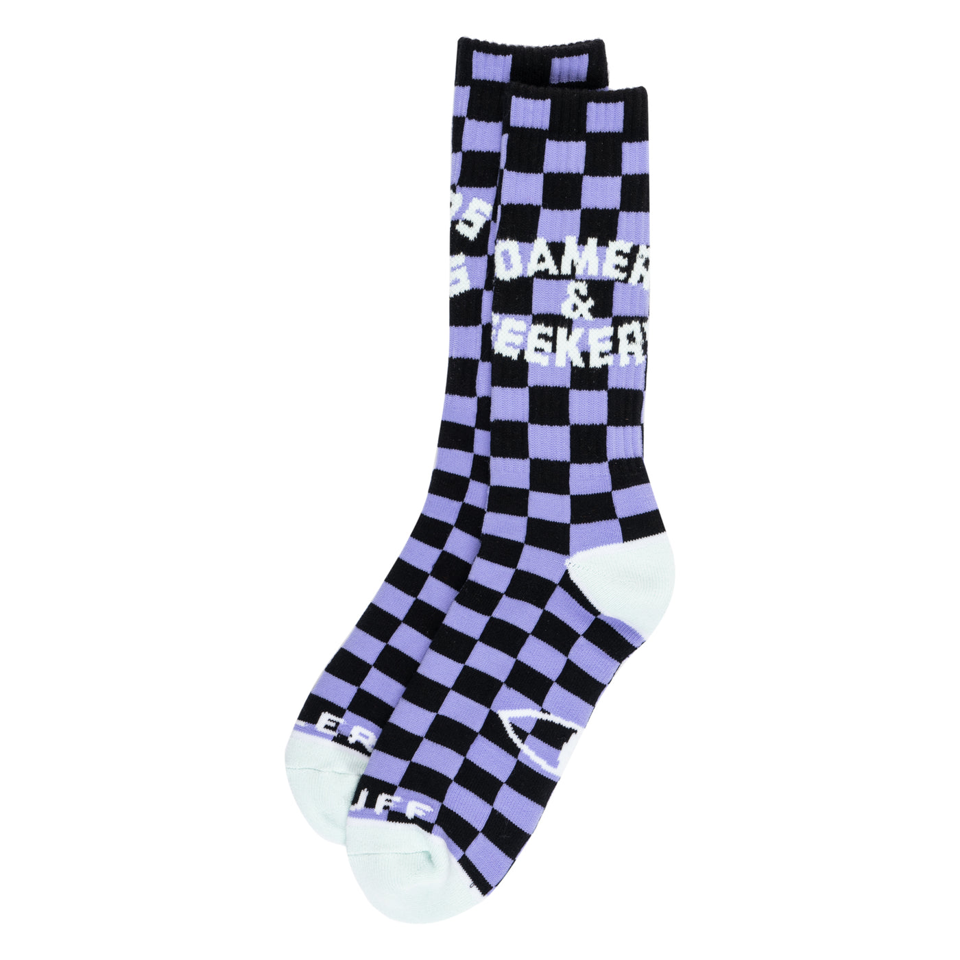 Seeker Sock product CHECKMATE PURPLE O/S 