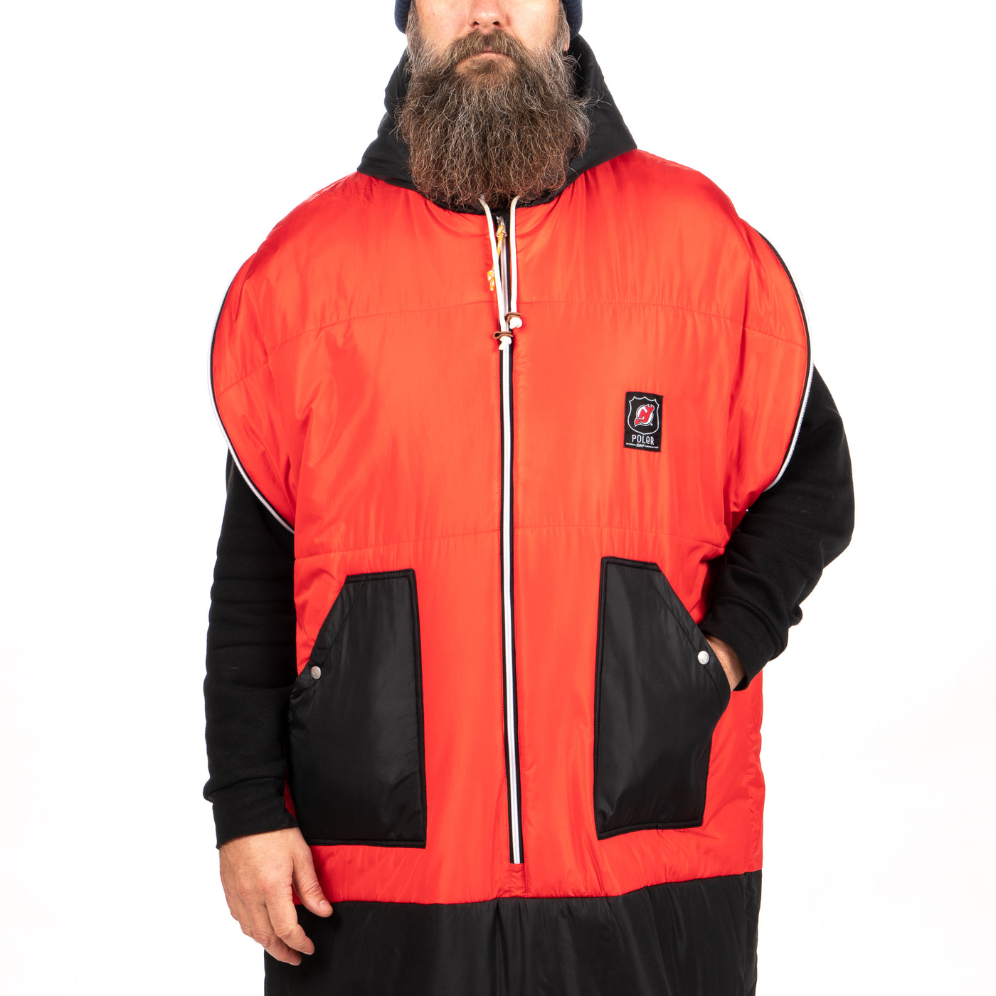 Jackets & Coats, Nj Devils Hooded Winter Jacket Size L