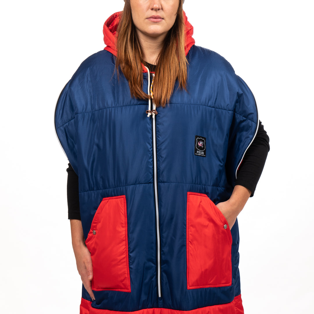 Columbus Blue Jackets Napsack | Poler Sleeping Bag-Jacket
