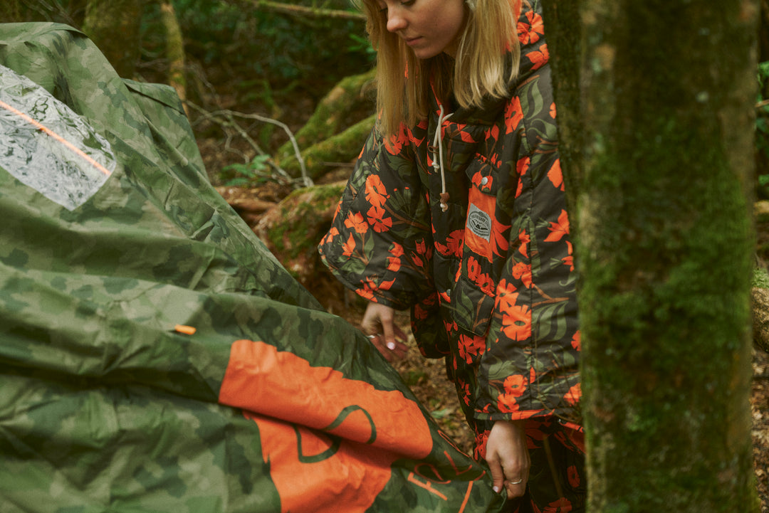 CAMP VIBES 2-Person Tent - furry camo Tents