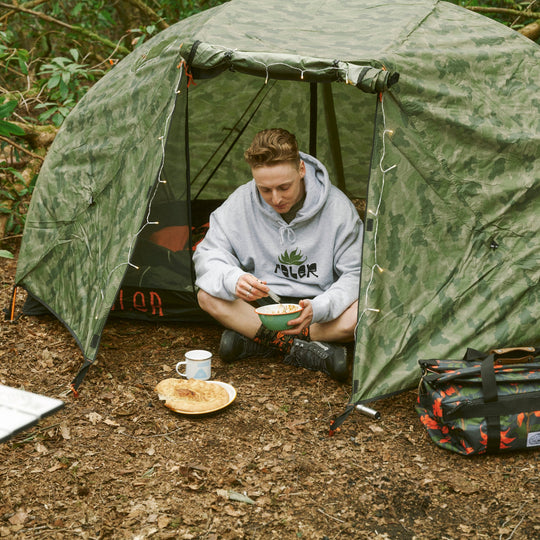 CAMP VIBES 2-Person Tent - furry camo Tents