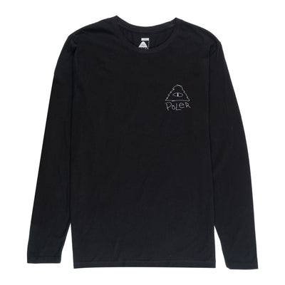 Scribble Long Sleeve product Black S 