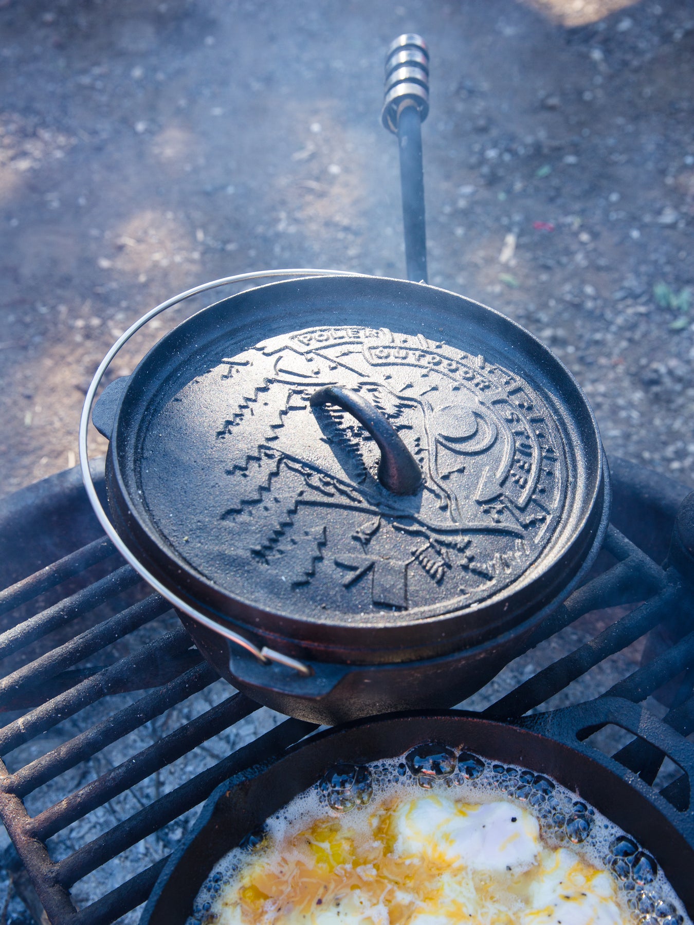 OzWit's 10 inch Spun Steel Camp Oven Pack, Dutch Oven Pack.