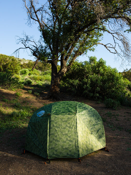 CAMP VIBES 2-Person Tent - furry camo Tents