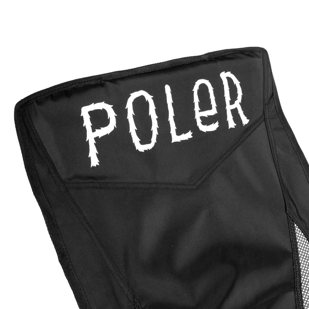 Stowaway Chair - Black | Collapsible Camp Chair | Poler
