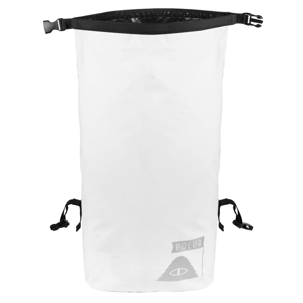 Down River Backpack - Black/White | Waterproof PU Dry Bag – Poler