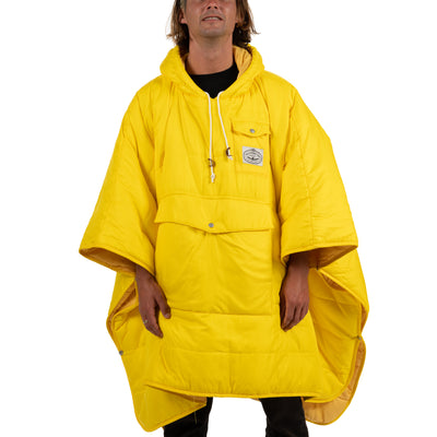 Reversible Poncho - Yellow/Tropicana Poncho   