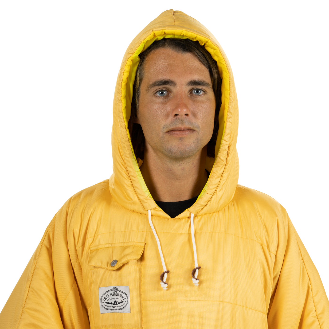 Reversible Poncho - Yellow/Tropicana Poncho   