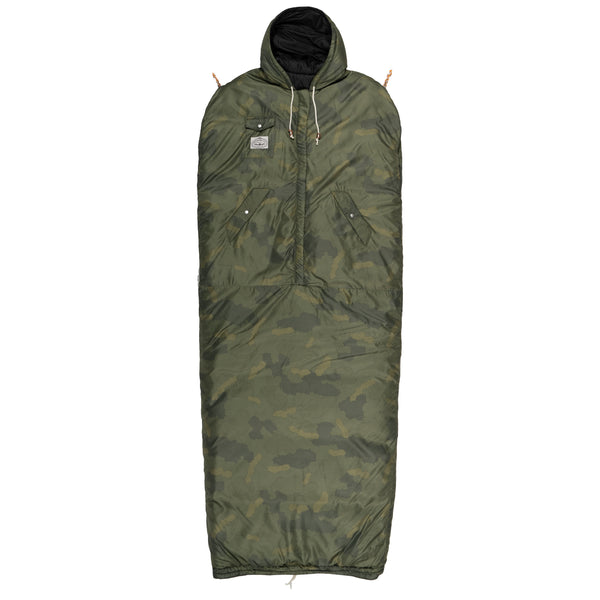 Reversible Napsack - Black / Furry Camo | Poler Napsack